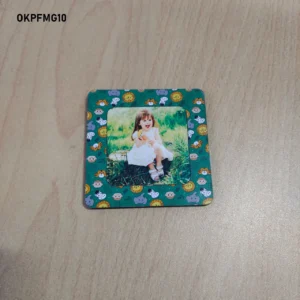 Blank Jungle Animal Pattern Square Printed Fridge Magnet 6in