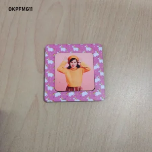 Blank Unicorn Pattern Square Printed Fridge Magnet 6in