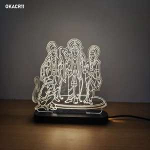 Ram Darbar Acrylic LED Table Top 6in