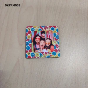 Blank Emoji Pattern Square Printed Fridge Magnet 6in