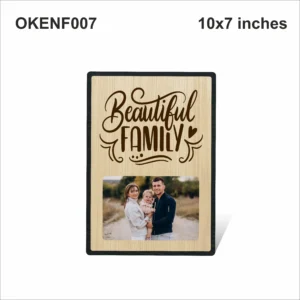 Blank Beautiful Family Photo Frame 10x7in