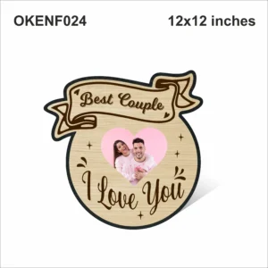 Blank Best Couple Love You Photo Frame 12x12in