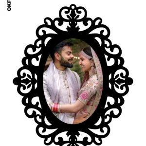 Blank Vintage Oval Photo Frame 14x18Inches