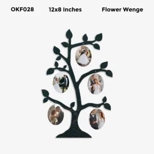 Blank Family Tree Photo Frame 12x8in