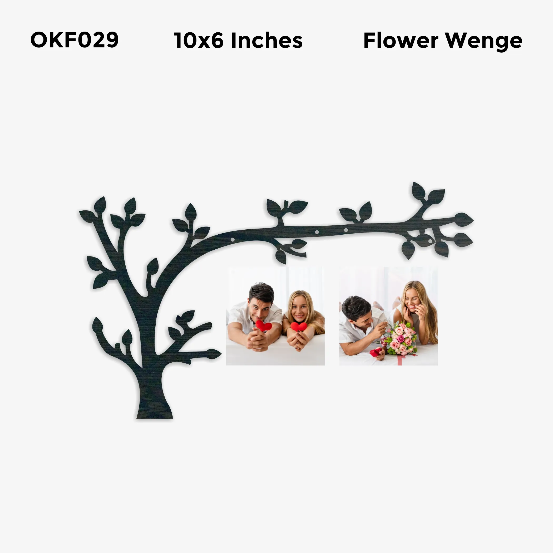 Blank Branch Photo Frame 10x6in