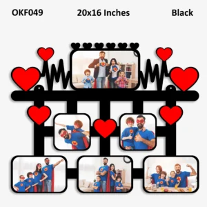 Blank Love Collage Photo Frame 20x16in