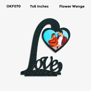 Blank Love Letter L Photo Frame 7x6in