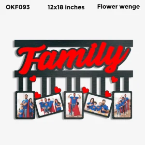 Blank Family Photo Frame 12x18in