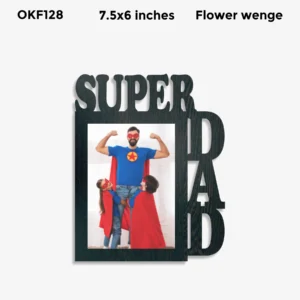 Blank Super Dad Photo Frame 8x6in