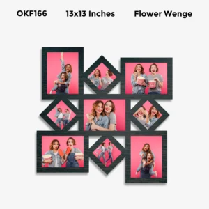 Blank Diamond Collage Photo Frame 13x13in