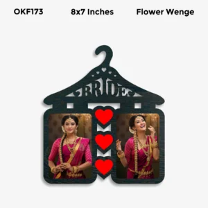 Blank Bride Photo Frame 7x8in