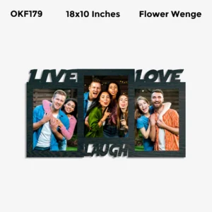 Blank Live Love Laugh Photo Frame 18x10in