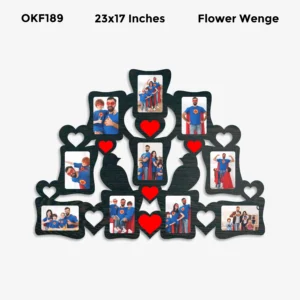 Blank Love Birds Collage Photo Frame 23x17in