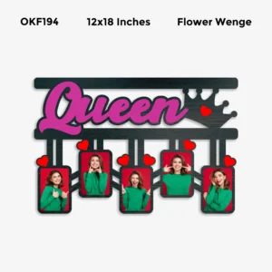 Blank Queen Hanging Photo Frame 12x18in