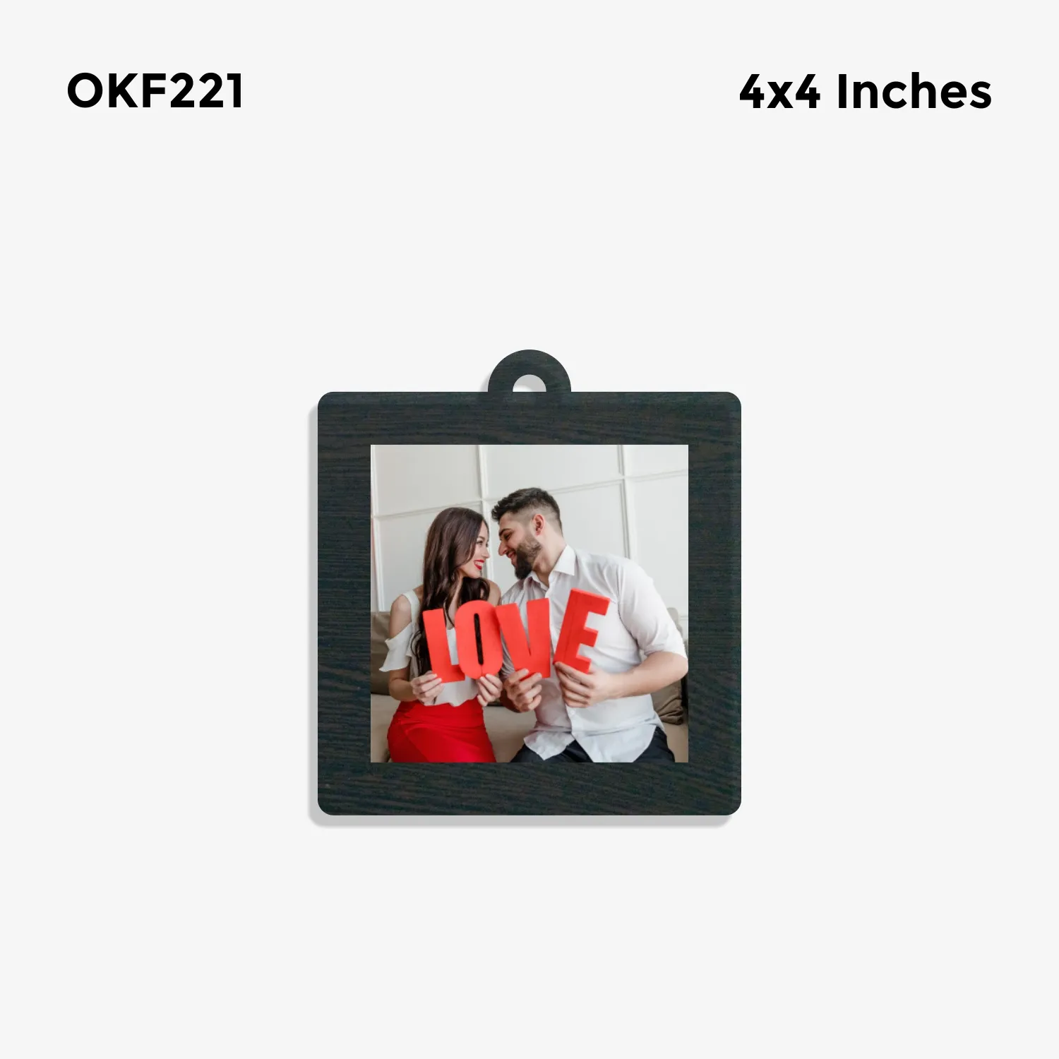 Blank Square Mini Photo Frame 4x4in