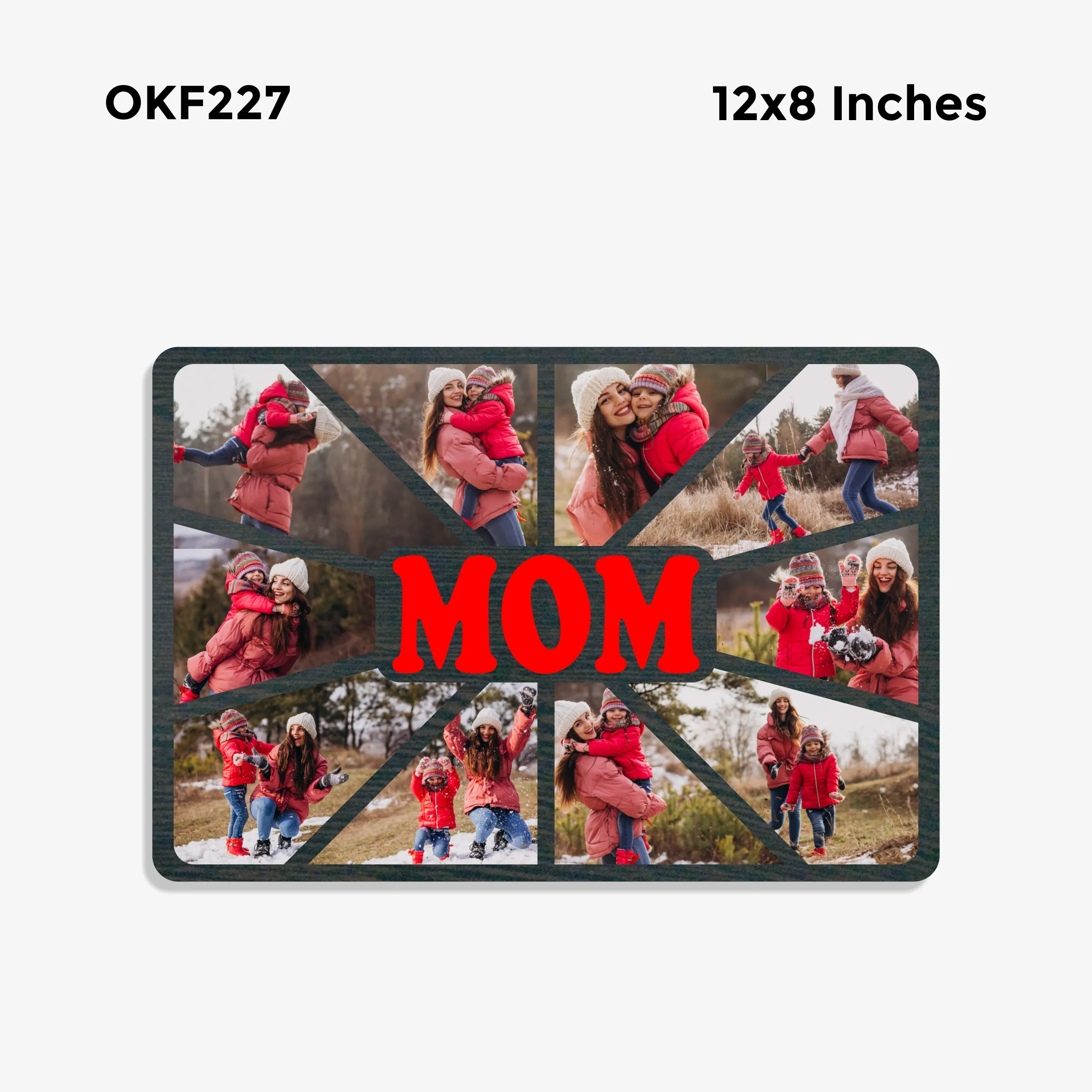 Blank Mom Collage Photo Frame 12x8in