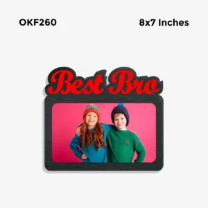 Blank Best Bro Photo Frame 8x7in