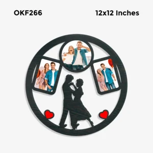 Blank Couple Collage Photo Frame 12x12in