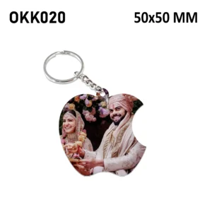 Blank Apple Photo Keychain 50x50mm