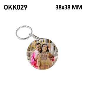 Blank Round Photo Keychain 38x38mm