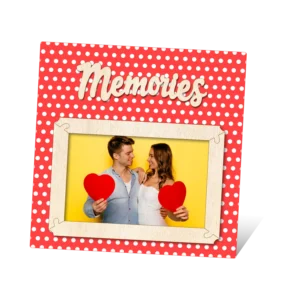 Blank Memories Polka Dot Photo Frame 8 Inch