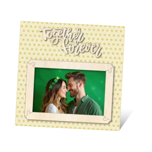 Blank Together Forever Polka Dot Photo Frame 8 Inch