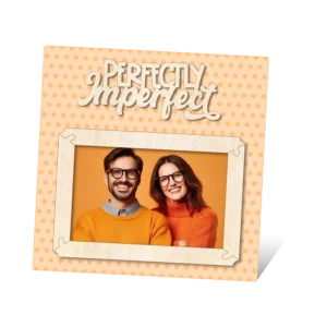 Blank Perfectly Imperfect Polka Dot Photo Frame 8 Inch
