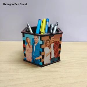 Blank Sublimation Hexagon Pen Stand