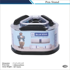 Customizable Triangle Shape Multi Utility Pen Stand MOQ 100 Pcs