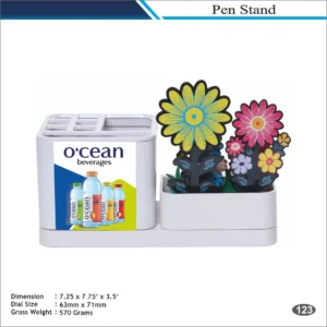 Customizable Desk Organizer with Planter & Storage Box MOQ 100 Pcs (White)