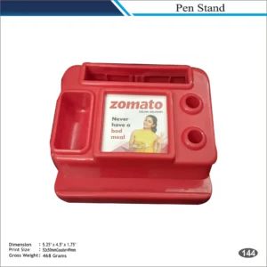 Customizable Red Zomato Multi Compartment Desk Organizer MOQ 100 Pcs