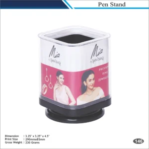 Customizable White Round Mia Square Desk Organizer MOQ 100 Pcs