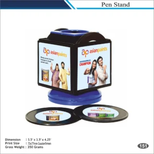Customizable Black Asian Paints Square Rotating Desk Organizer MOQ 100 Pcs
