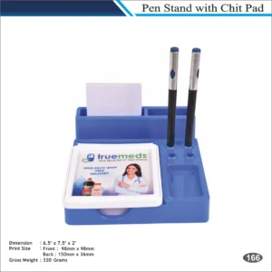 Customizable Blue Truemeds Multi Utility Desk Organizer MOQ 100 Pcs