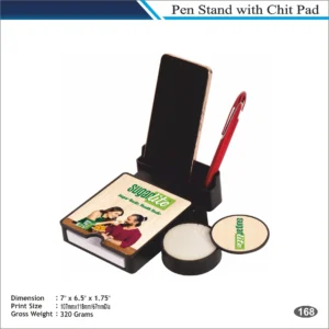 Customizable Black Phone Stand Desk Organizer with Coaster MOQ 100 Pcs