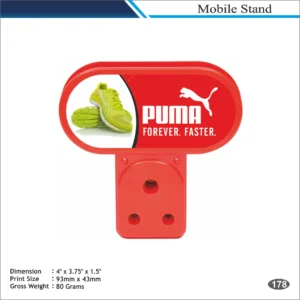 Customizable Red Puma Mobile Stand Display MOQ 100 Pcs