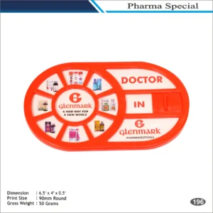 Red Glenmark Doctor In-Out Indicator MOQ 100 Pcs