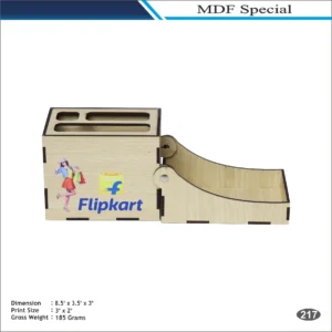Rectangle Shape Flipkart MDF Desk Organizer MOQ 100 Pcs
