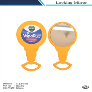 Yellow Round Hand Mirror MOQ 100 Pcs