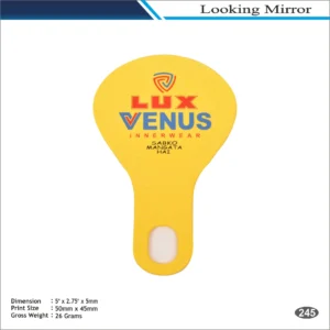 Yellow Oval Shape Hand Mirror MOQ 100 Pcs