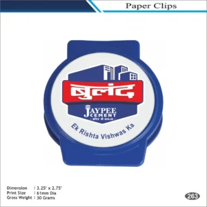 Blue Round Paper Clip MOQ 100 Pcs