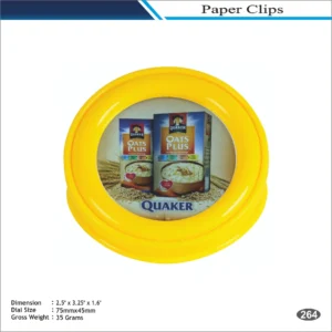 Quaker Yellow Foldable Paper Clip MOQ 100 Pcs
