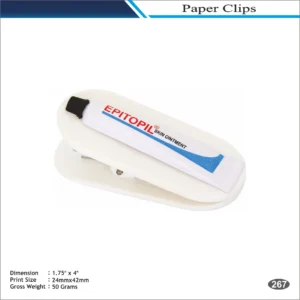 Epitopil Tube Shape Plastic Paper Clip Holder MOQ 100 Pcs