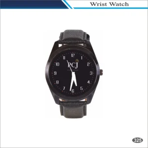 Black Dial Grey Strap RCJ Wrist Watch
