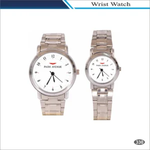 Silver Dial Metal Strap Park Avenue Wrist Watch