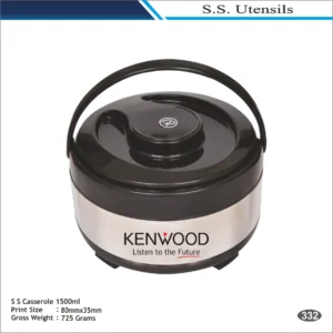 Stainless Steel 1500ml Casserole with Handle