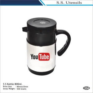 Stainless Steel 800ml Kettle with Handle